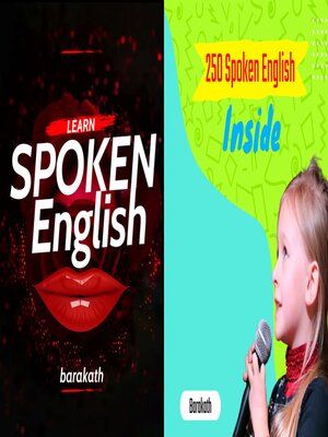cover image of Learn spoken English 250 spoken English inside